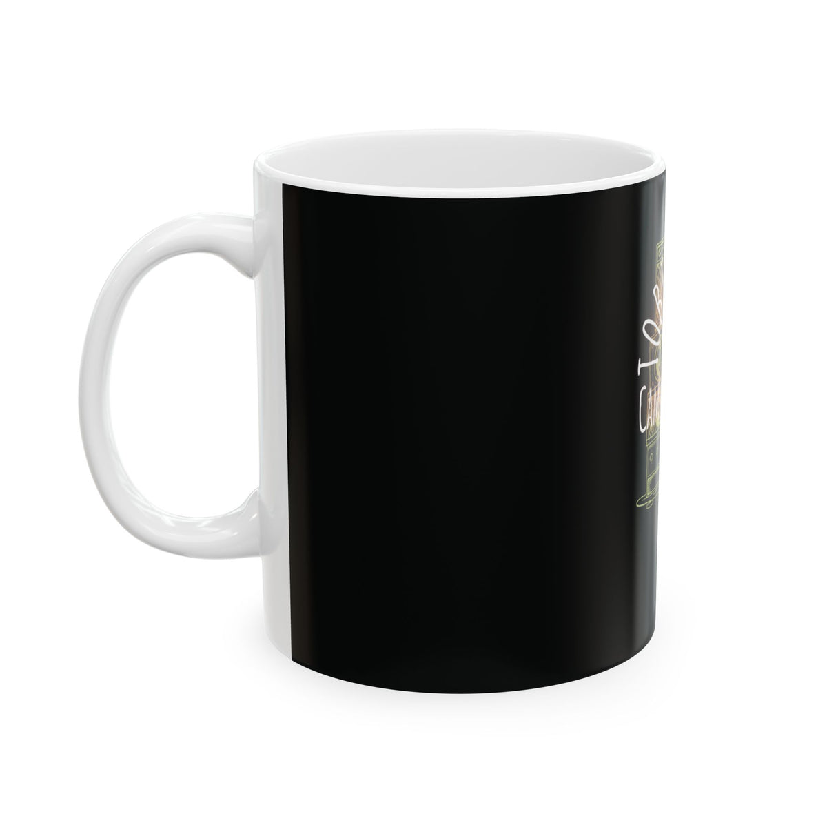 Rock Guitar Coffee Mug – 'Born to Play, Came Out Free' Vintage Amp & Guitar Ceramic Mug (11oz, 15oz)
