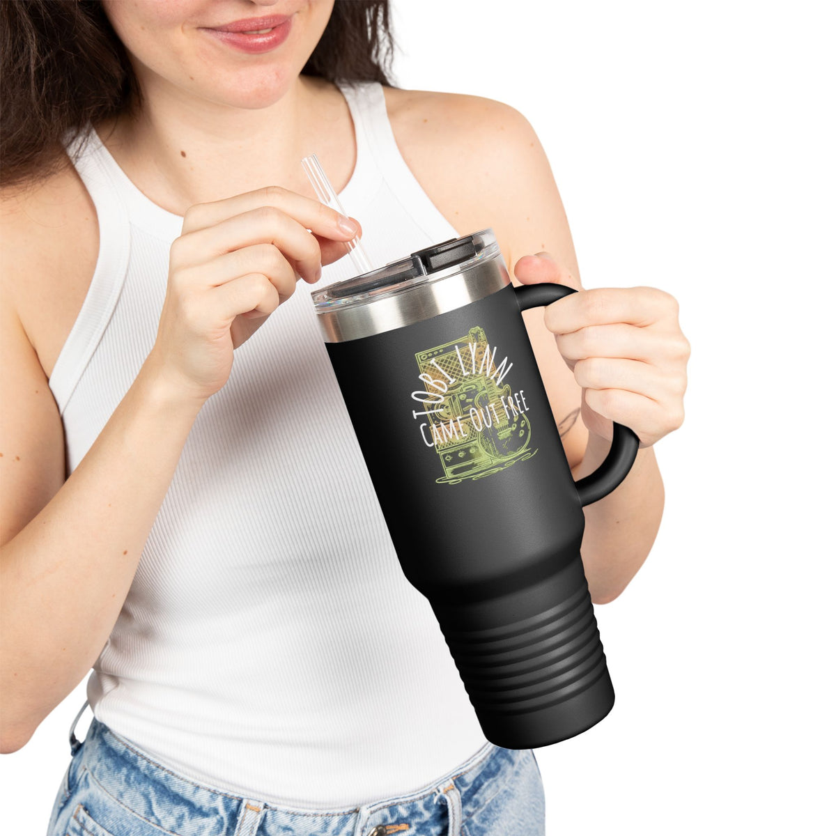 Tobi Lynn "Came Out Free" Logo Tumbler