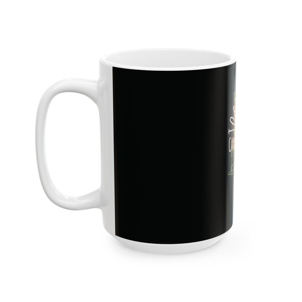 Rock Guitar Coffee Mug – 'Born to Play, Came Out Free' Vintage Amp & Guitar Ceramic Mug (11oz, 15oz)